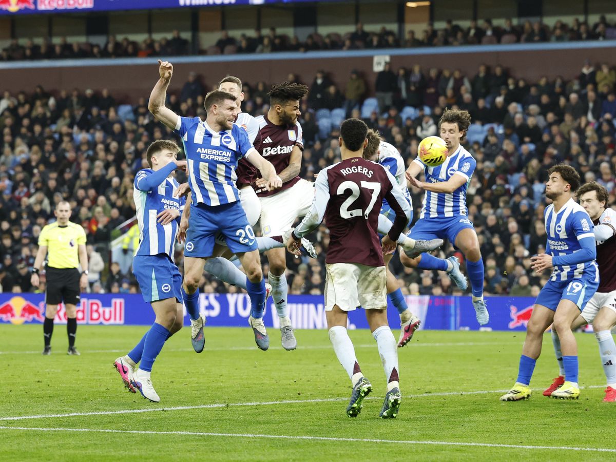 Jack Hinshelwood nets late own goal as Aston Villa edge Brighton