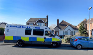 The man's death is being treated as 'unexplained' at this stage