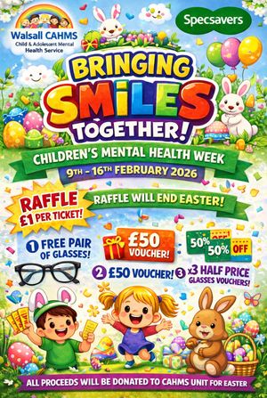 Details of the Easter raffle run by Specsavers Bloxwich