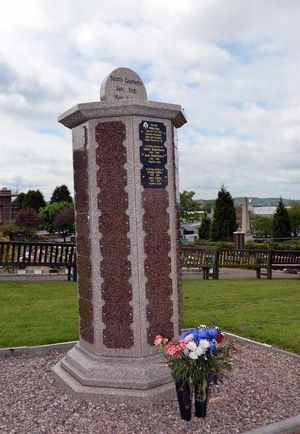 The council would like people to put nameplates on this memorial instead
