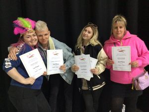 Supporting image for story: Students celebrate success in hair and beauty competition