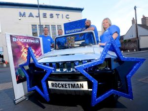 Supporting image for story: WATCH: Elton's Rocketman premiere car built by Bridgnorth firm 