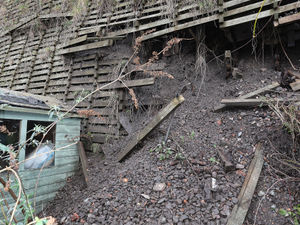Supporting image for story: 'It could genuinely kill one of us one day' - Residents show fear of living in own homes following garden landslide row