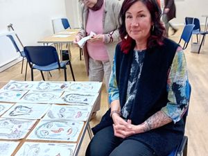 Supporting image for story: Trysull and Seisdon WI enjoy art workshop