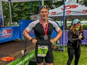 Supporting image for story: Harper Adams student Tom completes ironman to raise awareness of mental health issues in agriculture