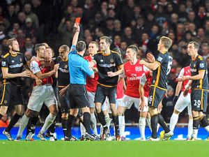 Supporting image for story: Wolves Throwback Thursday: Mick McCarthy sees red after harsh dismissal at Arsenal