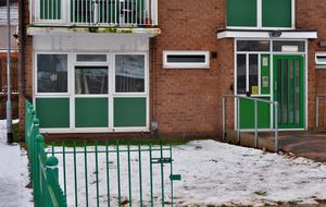 The fire was in a ground-floor flat