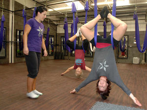 Supporting image for story: Hanging around Shropshire studio  . . . all in the name of fitness