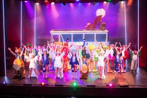 The cast of “Priscilla, Queen of the Desert.”