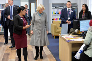Staff were delighted as the Duchess of Cornwall made a visit to Walsall