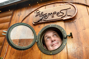 David Stocks, from Walsall, created the shed as a writer's retreat.