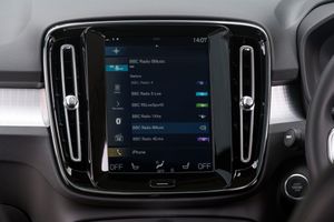 The tablet-style touchscreen