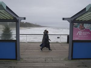 Supporting image for story: Thousands of homes without power as Storm Goretti brings 99mph winds