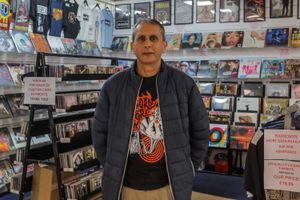 Harcharan Pala at Revolution Records, Walsall.