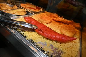 The shop has a wide range, including Masala fish