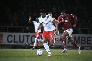 Northampton v Walsall match action (pic Owen Russell)