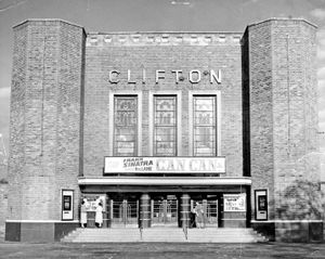The Clifton Cinema in Fallings Park, Wolverhampton, pictured in 1961. The last performance was of the film 'Can Can' starring Frank Sinatra.