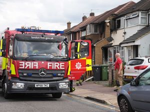 Supporting image for story: Around 100 firefighters tackle double house blaze in east London
