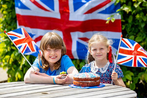 Joey Bellwood, 11, and Daisy Garraway, five, at Lawley Village Primary