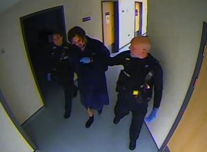 Robert Orrey is led through Malinsgate Police Station in Telford. Picture: BBC documentary Murder 24/7