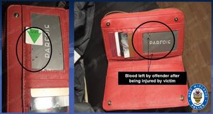 Droplets of blood led to the breakthrough in the case. Photo: West Midlands Police