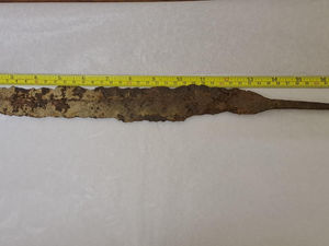 Supporting image for story: Iron age sword forgotten about in a drawer for 30 years is one of only three ever found in the United Kingdom