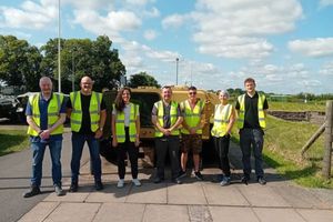 Stepnell staff volunteered at the Staffordshire Regimental Museum recently.