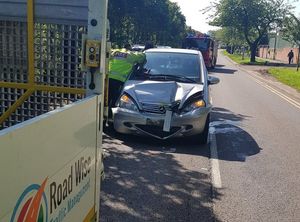 The crash closed the Birmingham New Road