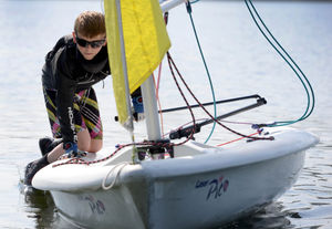 Visitors were taken out by instructors at Whitemere