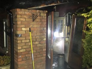Supporting image for story: Narrow escape as elderly couple wake to find house on fire