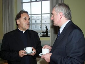 Supporting image for story: Priest caught up in NI school protest declined Irish Government’s offer of flat