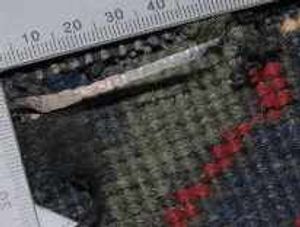 The heroin had been fitted into hollow straws and the carpet itself weaved around them.