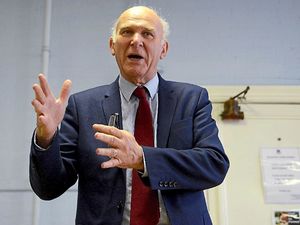 Supporting image for story: Vince Cable goes back to basics in Welshpool - WATCH