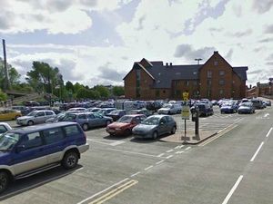 Supporting image for story: Tent fire spreads to trees in Shrewsbury town centre