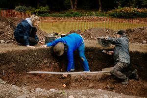 The dig at Shrewsbury Castle