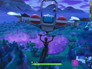 Supporting image for story: That weird cube on Fortnite melted in Loot Lake and made it bouncy