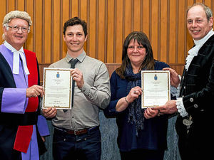 Supporting image for story: Shropshire heroes hailed for their actions in High Sheriff's bravery awards