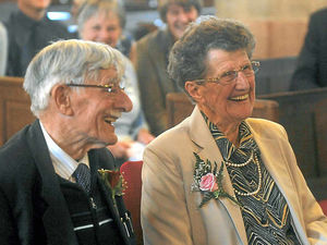 Supporting image for story: Diamond milestone for Shropshire couple at surprise ceremony