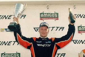 Tom Wrigley whose Ginetta sports car was destroyed in the fire