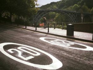 Supporting image for story: Speed markings introduced at Ironbridge