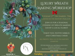 Supporting image for story: Get festive for a great cause at Mayor's Charity Christmas Wreath-Making Workshop