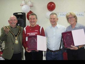 Supporting image for story: Running club duo’s lifetime achievement awards