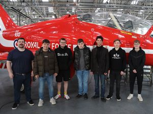 Supporting image for story: Telford students get hands-on experience at RAF Cosford

