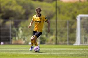 Fer Lopez in Wolves' training game against Santa Clara (Picture: Wolves)