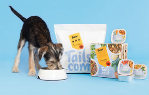 Tailored dog food subscription service from tails.com