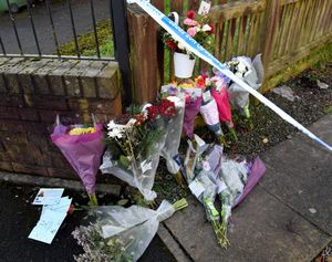 Tributes from family and friends have been left at the scene