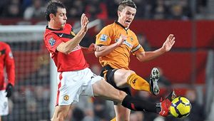 Captain for the night against Manchester United in December 2009