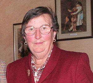 Sylvia Stubbs, who has recently turned 91, at a Bridgnorth Grammar School reunion