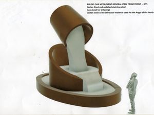 Supporting image for story: Plans for former Round Oak Steelworks monument approved