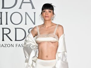 Supporting image for story: Lily Allen wears eye-catching outfit at fashion awards ceremony
